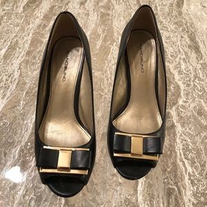 Bandolino Black Wedges Shoes